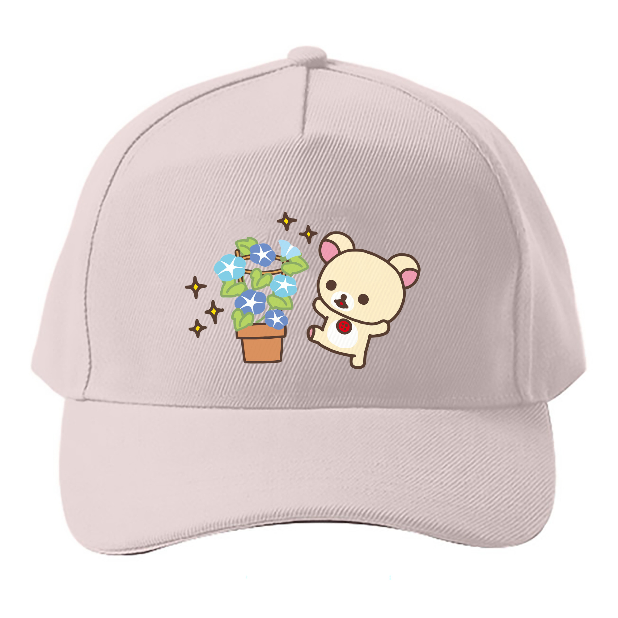 （画像用） リラックマ リラックマ キイロイトリ Rilakkuma Korilakkuma Kiiroitori ベースボールキャップ 綿100％ 男女兼用 帽子 スポーツ